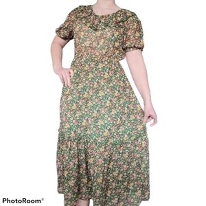 SHEIN maxi praire style dress